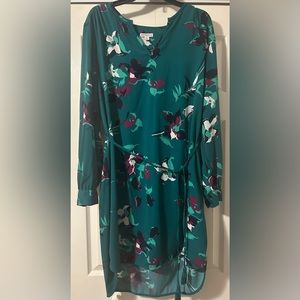 Green Floral Dress
